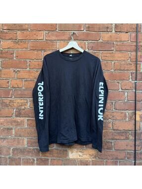 Vintage interpol el pintor long sleeve t shirt 2014 M/L